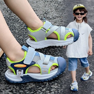 Sandal rọ mũi chống vấp, chống trơn trượt có quai dán cho bé trai bé gái