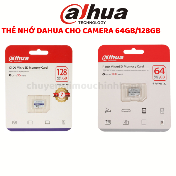 Thẻ nhớ DAHUA/HIKVISION/ RABITCAM tốc độ cao 32/64GB chuyên dụng dành cho camera, hàng chính hãng, bảo hành 3 năm