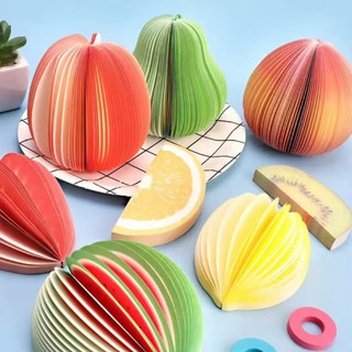 Giấy note ghi chú,giấy đánh dấu trang  động vật, trái cây cute dễ thương