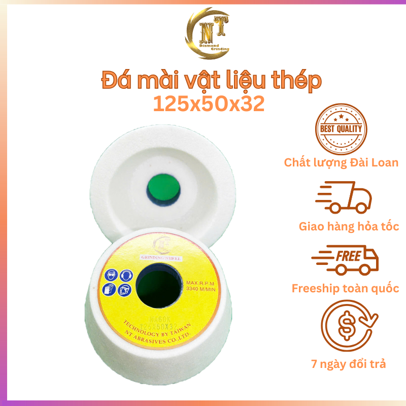 Đá mài chén trắng WA60L 8V11A