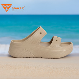 [NE19 ] [Tặng Kèm Charm Ngẫu Nhiên] Dép Hai Quai Đế Cao Đúc Nguyên Khối Thương Hiệu NESTY Tôn Dáng Êm Chân