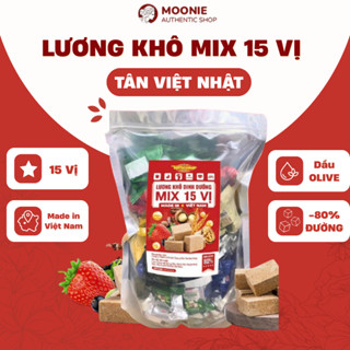   SIÊU RẺ  Lương Khô Mix 15 Vị Túi 1kg Ít Calo Tiện Lợi Thay Thế Bữa Ăn Hàng Ngày Không Lo Bị Đói 