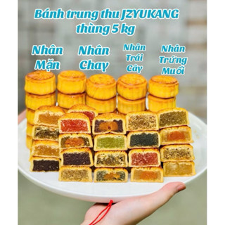 Thùng 5 kg Bánh trung thu mini đài loan mix vị ( khoàng 140 cái )