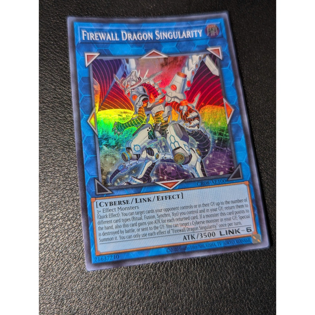 CR08-AE100 - Firewall Dragon Singularity - Super Rare