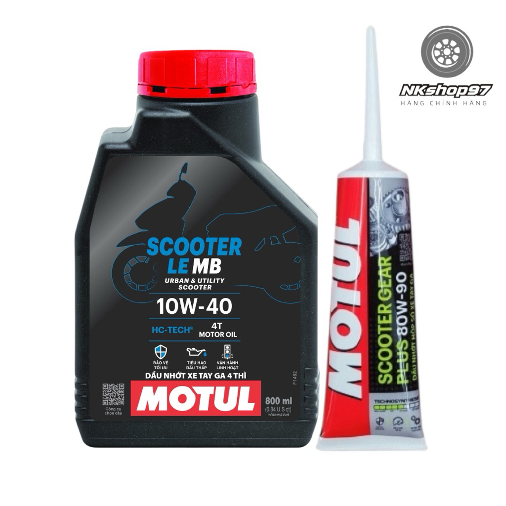 [Hoả tốc]nhớt xe tay ga Motul Scooter LE 10W40 800ML