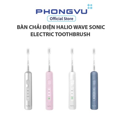 Bàn chải điện tích hợp công nghệ chuyển động kép Halio Wave Sonic Electric Toothbrush - Bảo hành 24 tháng