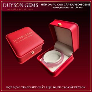  Hộp da PU cao cấp DUYSON GEMS Hộp đựng Vòng tay nguyên khối Lắc tay - KHÔNG BAO GỒM TRANG SỨC  BOXPU1-LT-GIFT  