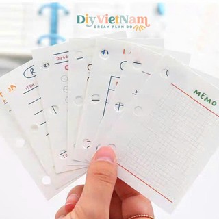 GIẤY MÀU REFILL SỔ MINI 3 CÒNG