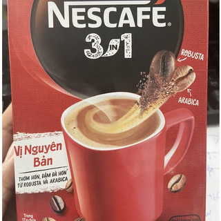 HỘP NESCAFE 3IN1 ĐỎ (18GÓI *16g) CÀ PHÊ SỮA