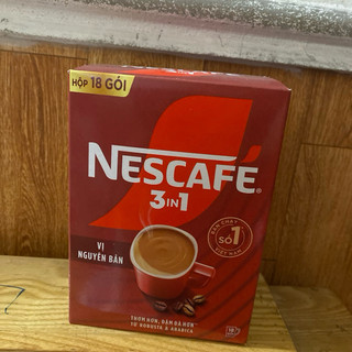 HỘP NESCAFE 3IN1 ĐỎ (18GÓI *16g) CÀ PHÊ SỮA