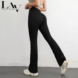 Quần legging ống loe tập yoga, Pilates thể thao ống rộng tôn dáng - LAV Activewear