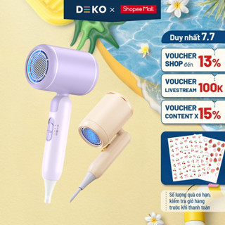 Máy Sấy Tóc Gấp Gọn 3 chế độ gió công suất 1800W, chăm sóc tóc tặng kèm dầu sấy