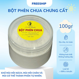  100GR bột phèn chua chưng cất  thành phần tự nhiên. 