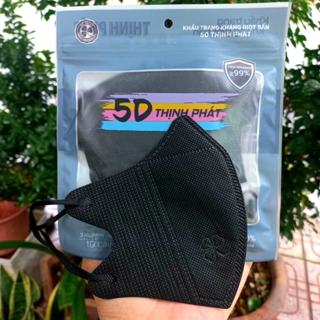 [Sỉ] 300 Cái Khẩu Trang 5D Thịnh Phát - WINER 3 lớp Túi Zip dày dặn, mềm mịn [túi Zip]