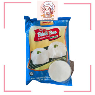 Combo bột bánh bao Mikko trộn sẵn + 20 giấy nến lót bánh bao