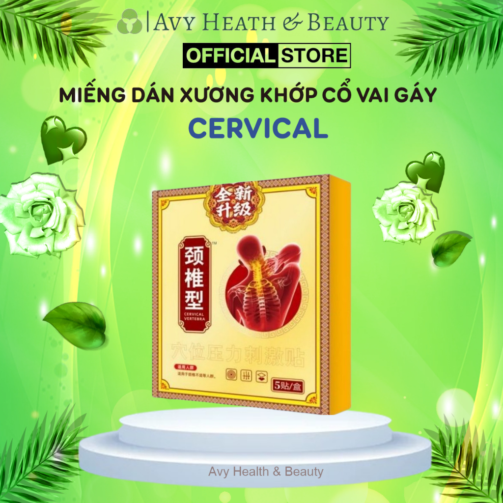 Miếng Dán Xương Khớp CERVICAL HONGKONG – Miếng Dán HONGKONG Giảm Đau Cơ Xương, Nhức Mỏi
