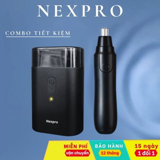 Combo máy cạo râu mini và máy tỉa lông mũi, maycaorau thông minh với công suất cao