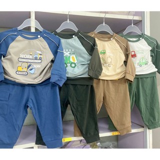  Bộ cài vai dài tay thu đông Dokma 9-36M cho bé DB3115 DB3023 