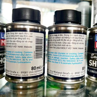 Súc Động Cơ Liqui Moly Engine Flush Shooter 80ml Chính Hãng Nhập Khẩu Đức Cho Xe Số, Xe Tay Ga