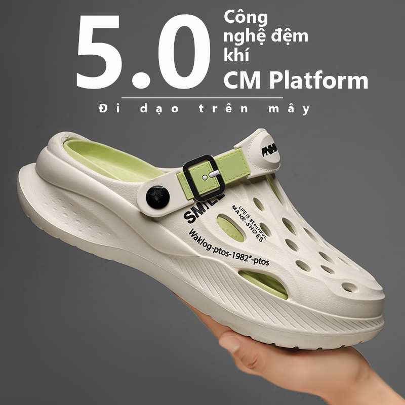 Dép nam, dép sục nam cao cấp phong cách hàn quốc chống trượt chống nước | BigBuy360 - bigbuy360.vn