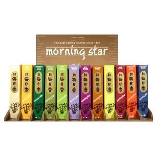 [Kèm chân đế] Nhang thơm Morning Star  50 que, Thanh hương Nhật Bản thư giãn Nippon Kodo