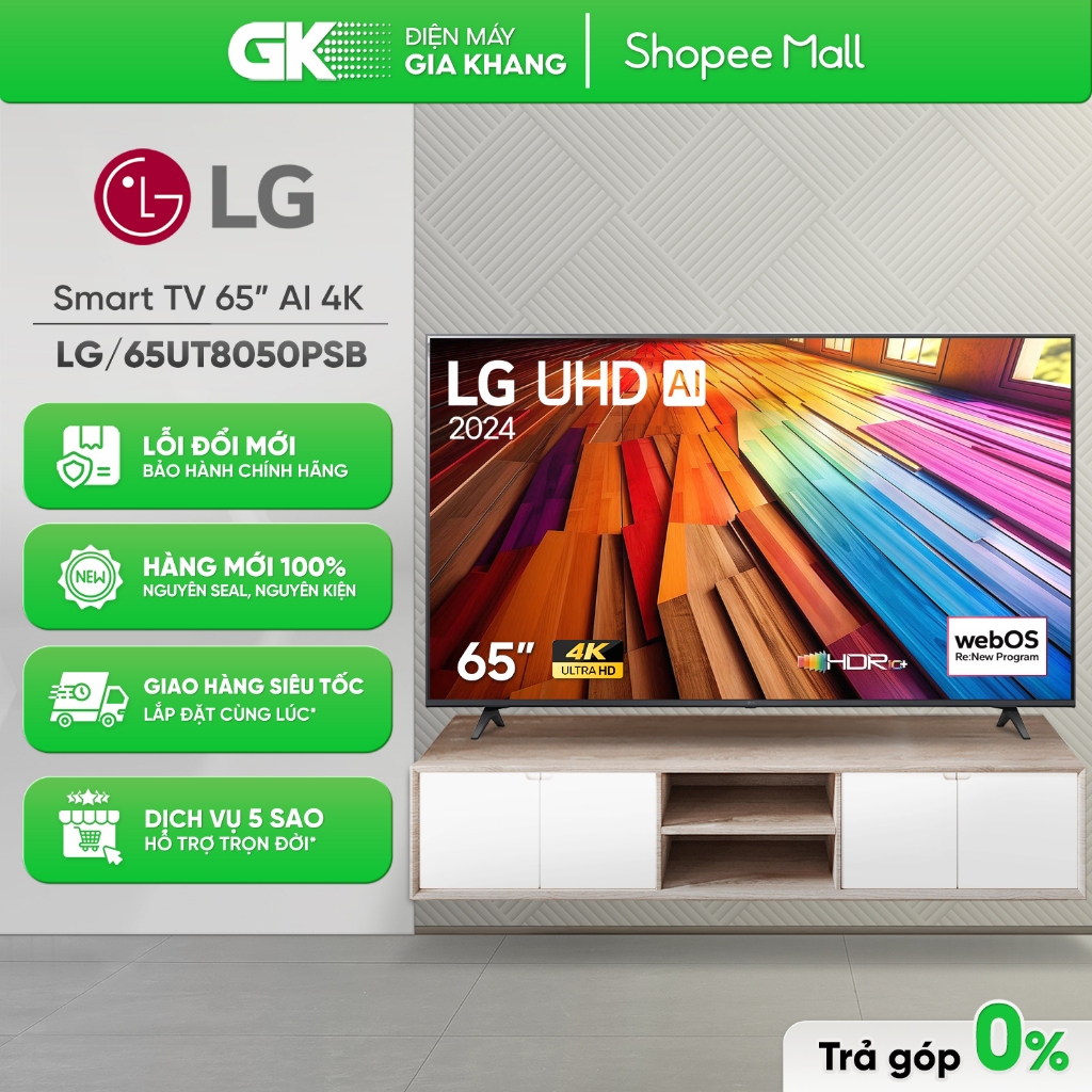 65UT8050PSB - Smart Tivi LG 4K 65 Inch [Freeship HCM]