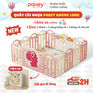 [NEW] Quây Cũi Nhựa gấp Gọn Màu Hồng Cho Bé Gái Siêu Đáng Yêu, Cũi Quây Cho Bé Tặng Bóng Thảm Đồ Chơi