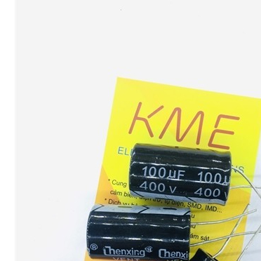Tụ hóa 100uF 400V 18x30mm (Cái)