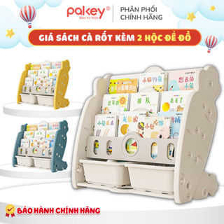 [HOẢ TỐC] Giá Sách Cho Bé Kèm 2 Hộc Để Đồ Chơi Pakey Mẫu Mới - Kệ Sách Nhựa Chịu Lực Loại Dày Nhiều Màu Đáng Yêu