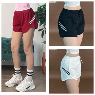 Quần short 2 lớp chất gió, short sọc ngang [hình thật shop chụp] Eothon60