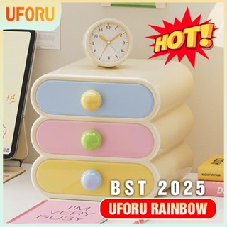   BST RAINBOW  - Tủ đựng đồ bàn học đa năng nhiều màu sắc thiết kế 3 ngăn kéo đựng nhiều đồ - UF762 