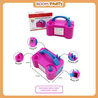 Máy Bơm Bóng Bay Bằng Điện Hai Vòi Bơm Bong Bóng Tiện Lợi Trang Trí Sinh Nhật 