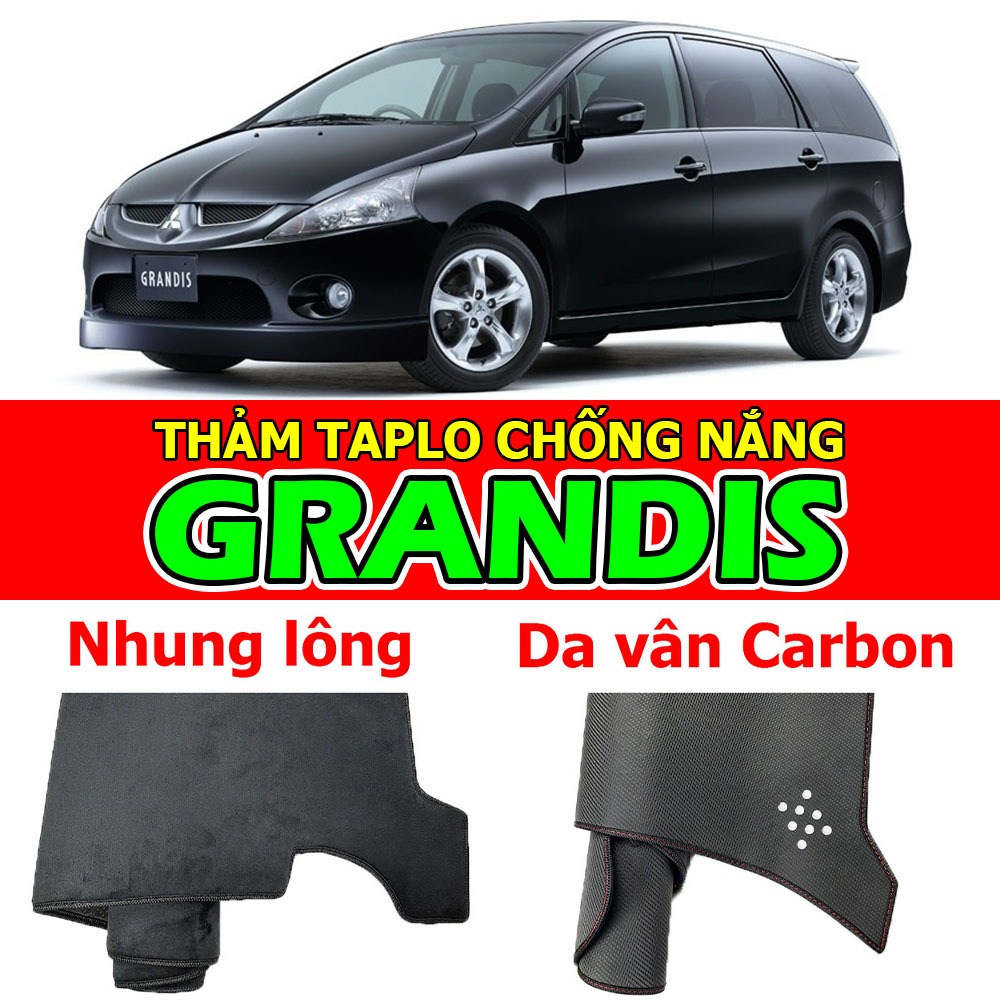 Thảm Taplo MITSUBISHI GRANDIS bằng Nhung lông