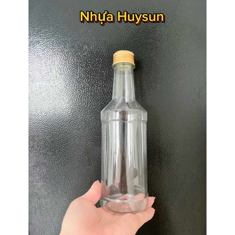 ( Set 20-50-100) Chai Nhựa 500ml Tròn Cổ Dài Đựng Rượu, Mật ong, Nước Mắm