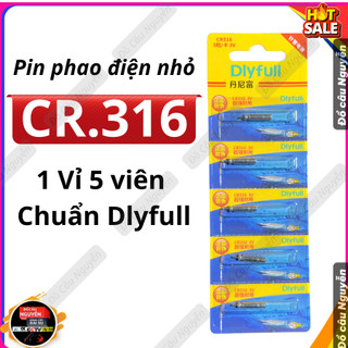  Pin phao điện câu cá CR316 pin nhỏ vỉ 5 viên 