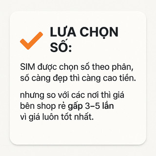 SIM MOBIFONE SỐ ĐẸP GIÁ RẺ 💖 LIST 2