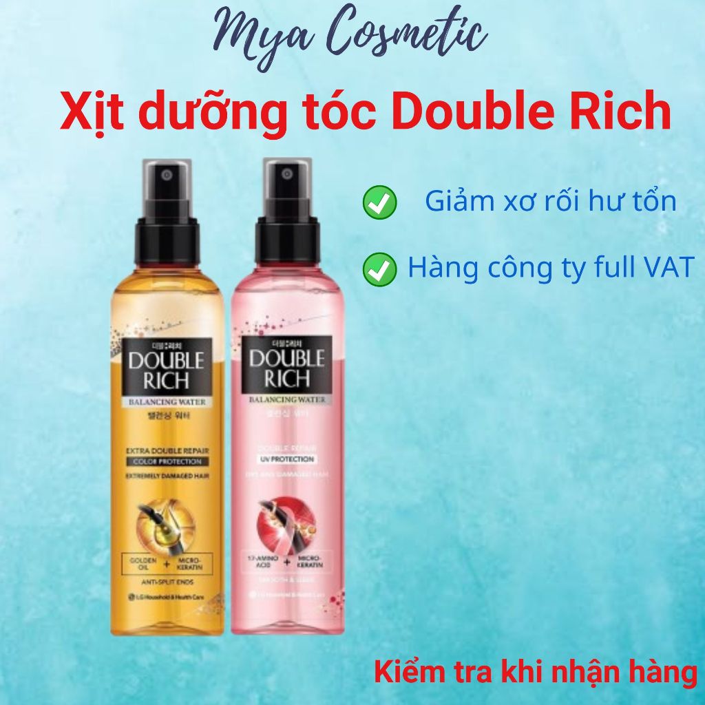 Nước Xịt Dưỡng Tóc Double Rich Extra Double Repair