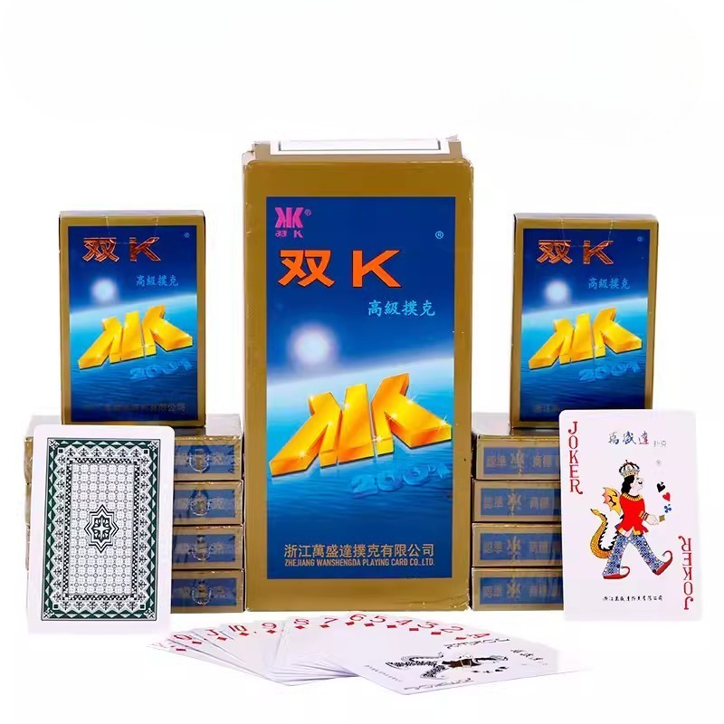 Sỉ 10 Bộ Bài Tây DOUBLE K Xanh Xịn, BÀI TÚ LƠ KHƠ ĐẸP