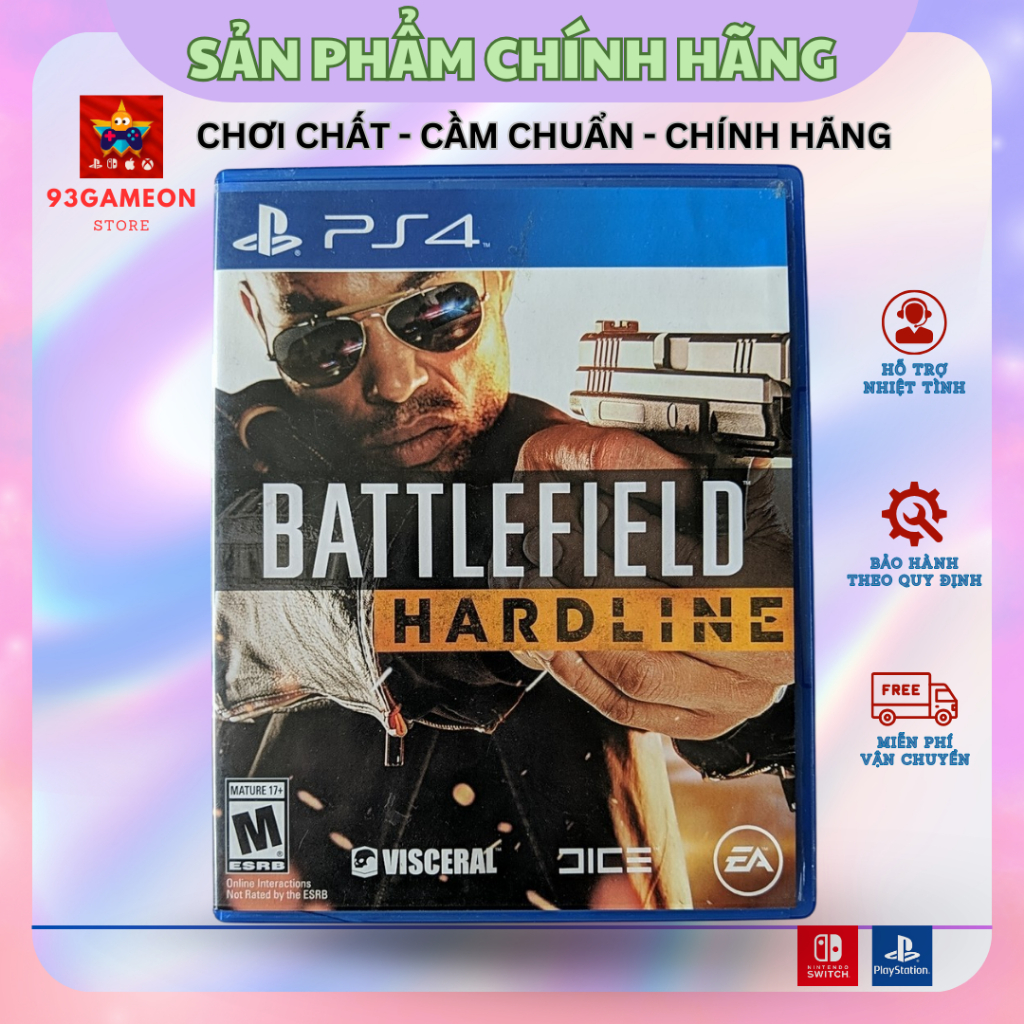 Đĩa Game PS4: Battlefield Hardline