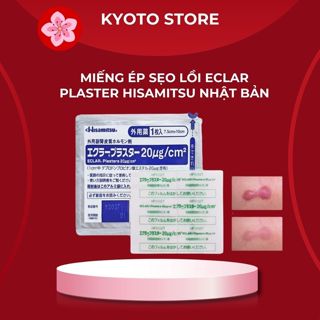 [ COMBO 5] Miếng ép sẹo lồi Eclar Plaster Hisamitsu Nhật Bản, hỗ trợ làm xẹp, làm mềm và mờ sẹo