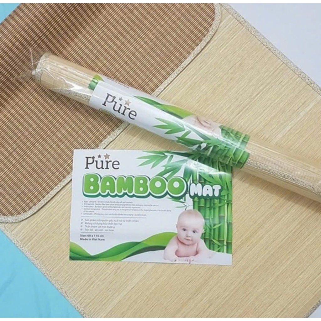 [Mẫu mới] Chiếu trúc trẻ em Bamboo trải nôi siêu mát cho bé