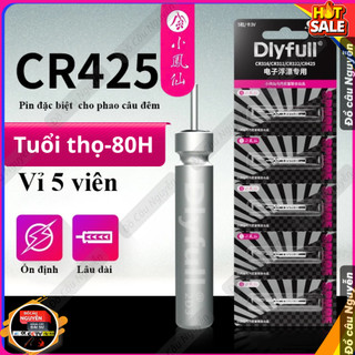  Vỉ 5 viên pin phao đêm câu cá CR425 tiểu phụng hoàng tăng hiệu năng sử dụng 