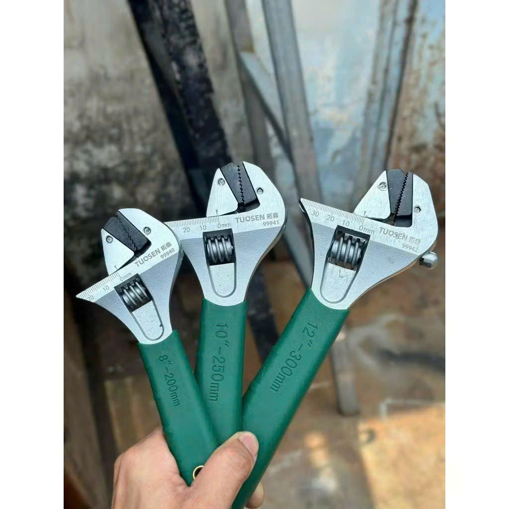 Mỏ lết tự động 8inch 10inch 12inch, mỏ lết lắc tự động chính hãng TUOSEN