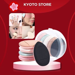 [HOT] Hộp set 5 Mút Tán Kem Nền Che Khuyết Điểm, trang điểm Mắt Bằng Ngón Tay Mini siêu xinh