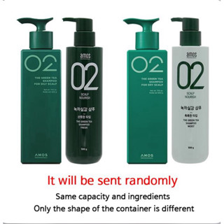    Hàn Quốc   Bộ dầu gội và ủ Chống rụng và Kích thích mọc tóc,kiểm soát dầu thừa Amos Professional The Green Tea 