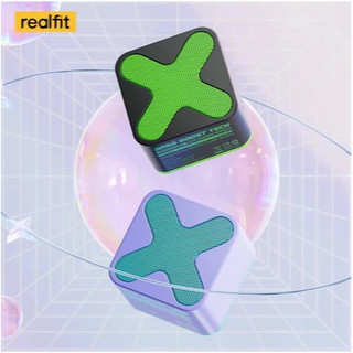  Loa Mini Bluetooth Realfit S1 360 ° Âm thanh nổi Âm trầm tuyệt vời Hỗ trợ nhạc và cuộc gọi Loa di động 