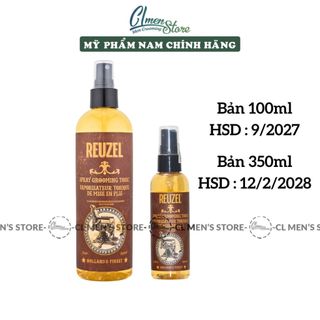  Xịt tạo phồng tóc Reuzel Spray Grooming Tonic  dạng xịt  | Prestyling bảo vệ nhiệt cho tóc 