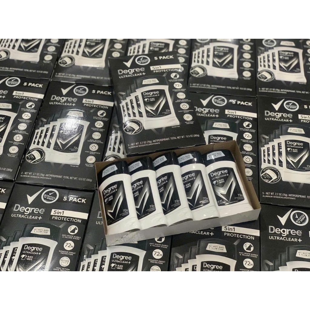 Lăn khử mùi cho nam Degree UltraClear Men Black & White 76g