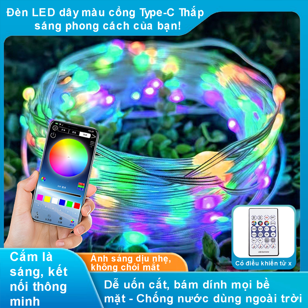 Dây Đèn Led đuổi ARGB 10 Mét Cổng USB