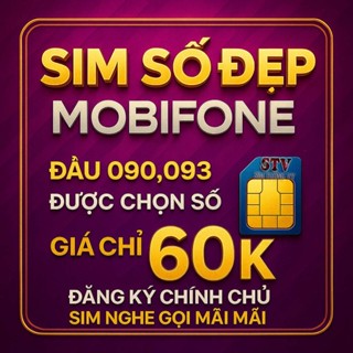  SIM MOBIFONE SỐ ĐẸP GIÁ RẺ -  💖 LIST 3 